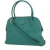 Hermès  Bolide 27 cm handbag  in green Swift leather - 00pp thumbnail