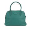 Hermès  Bolide 27 cm handbag  in green Swift leather - 360 thumbnail