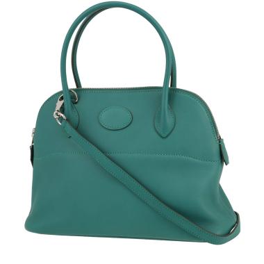 Sac à main Hermès  Bolide 25 cm en cuir Swift vert