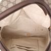 Gucci  Ophidia backpack  "sûpreme GG" canvas  and brown leather - Detail D3 thumbnail