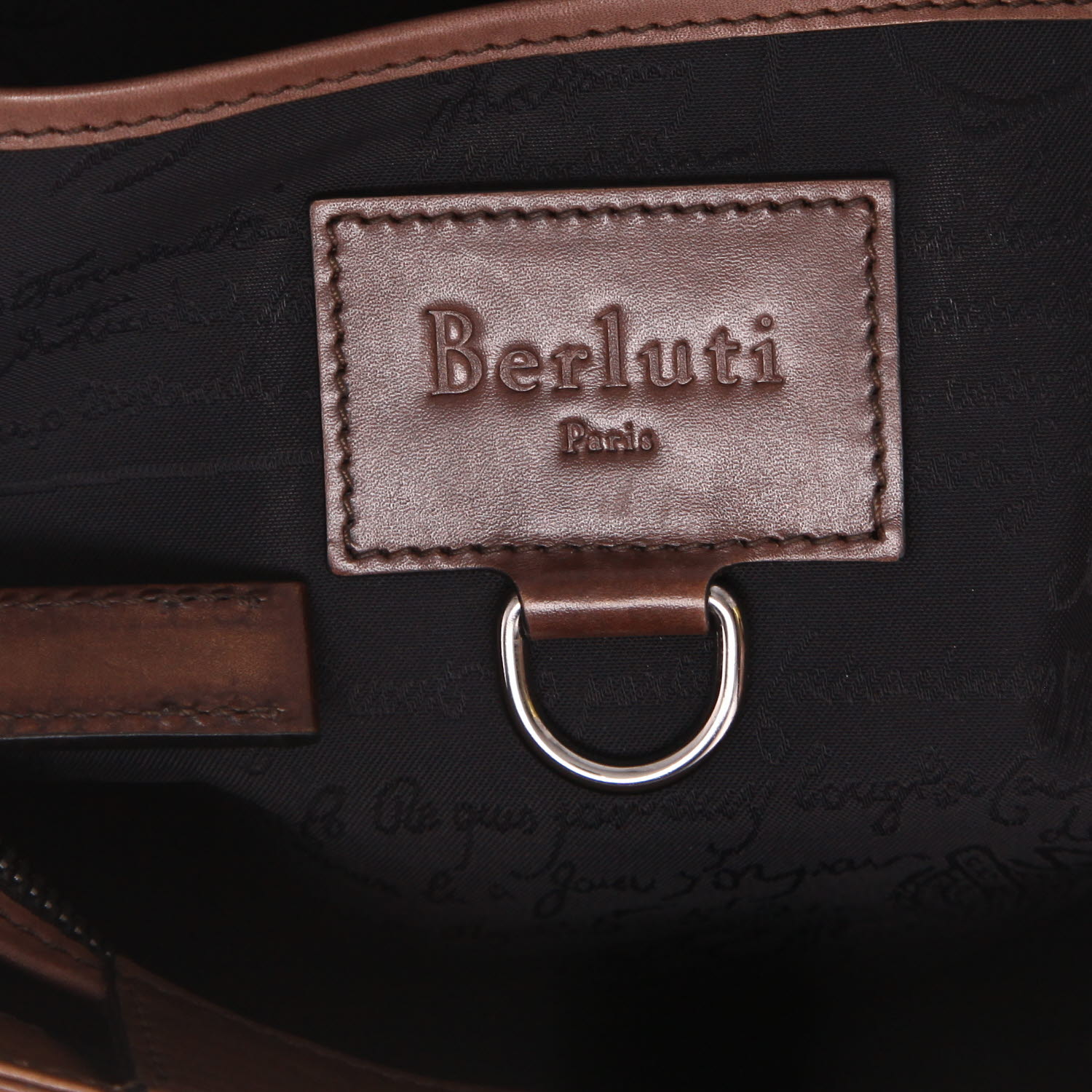Borsa Berluti   in pelle marrone - Detail D2