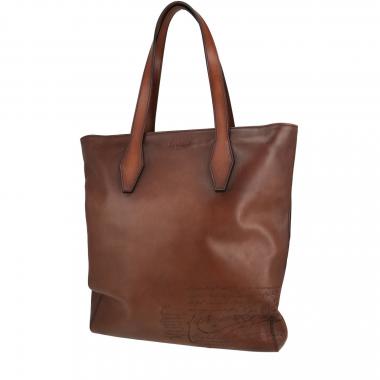 Bolso de mano Berluti   en cuero marrón