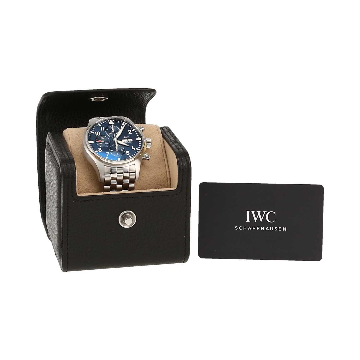 Orologio IWC Pilot's Watches Chronograph "Le Petit Prince" in acciaio Ref: IWC - 3777  Circa 2022 - Detail D2