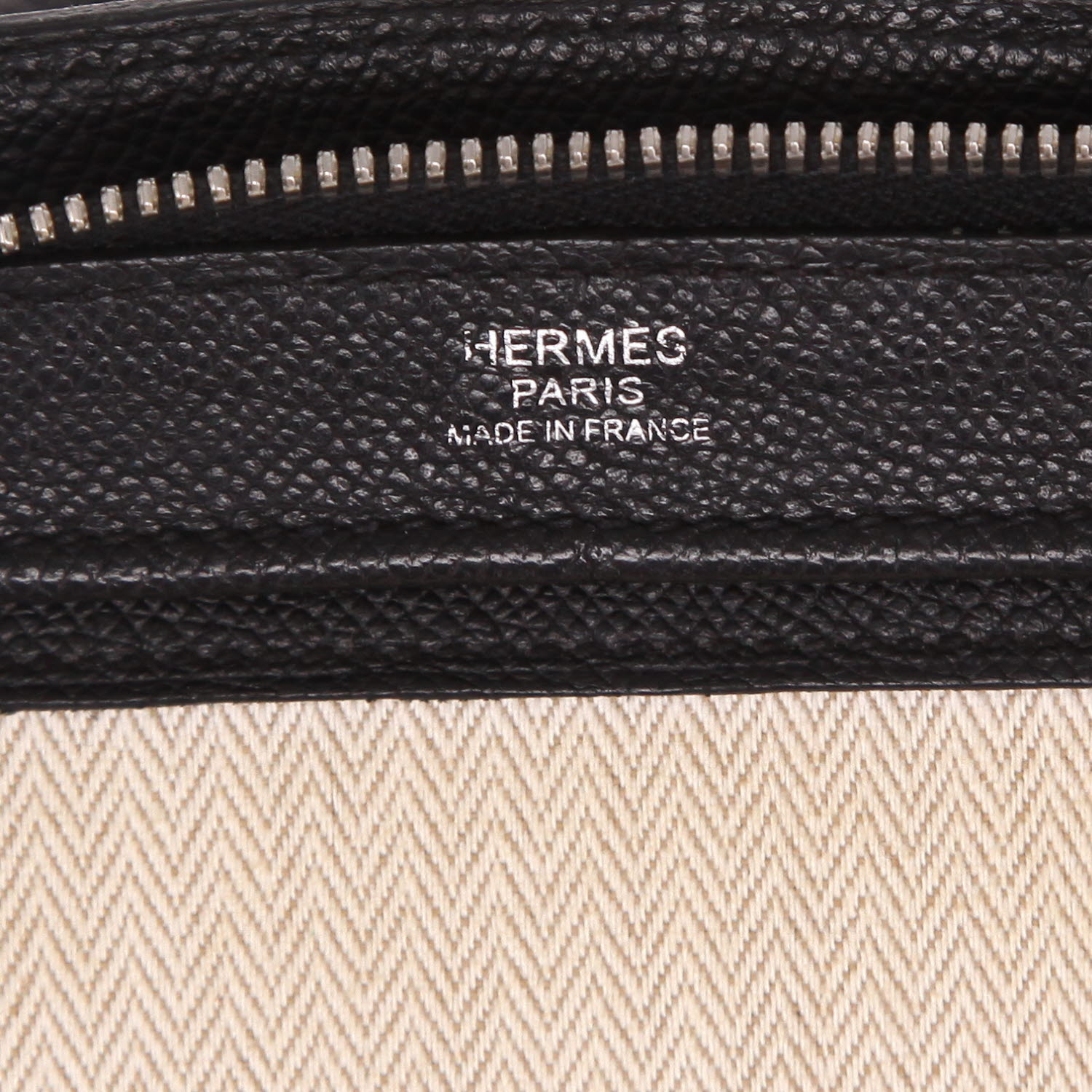 Sac à dos Hermès  Cityback 27 en cuir epsom noir - Detail D2
