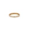 Vintage  wedding ring in yellow gold and diamonds - 360 thumbnail