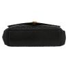 Saint Laurent  College large model  shoulder bag  in black chevron quilted leather - Detail D1 thumbnail