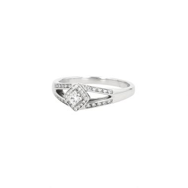Anello Mauboussin Love my Love in oro bianco e diamanti