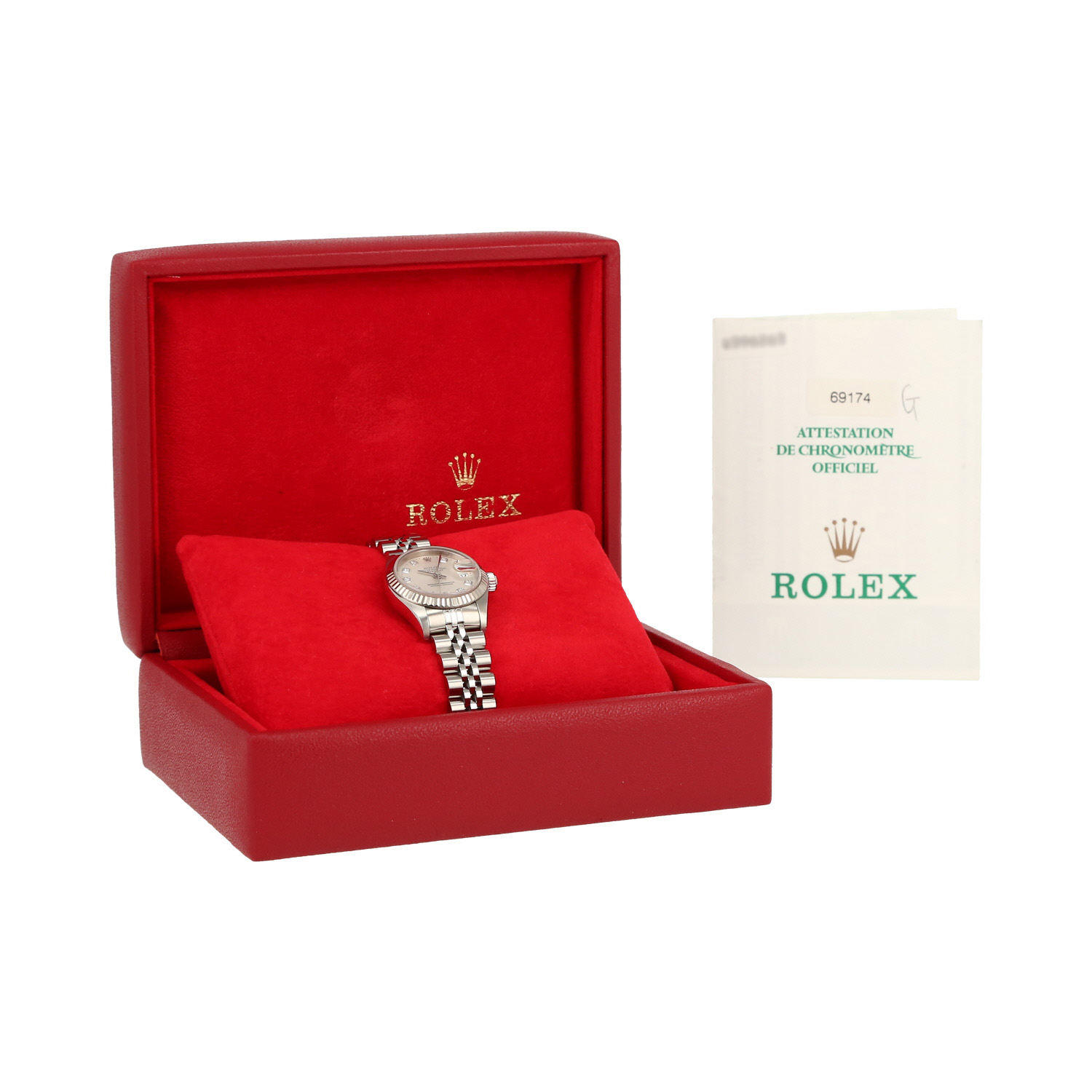 Reloj Rolex Datejust Lady de oro y acero Ref: Rolex - 69174  Circa 1998 - Detail D2