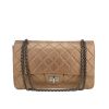 Chanel  Chanel 2.55 shoulder bag  in golden brown quilted leather - 360 thumbnail