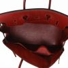 Hermès  Birkin 35 cm handbag  in burgundy box leather - Detail D3 thumbnail
