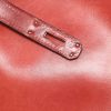 Hermès  Birkin 35 cm handbag  in burgundy box leather - Detail D4 thumbnail