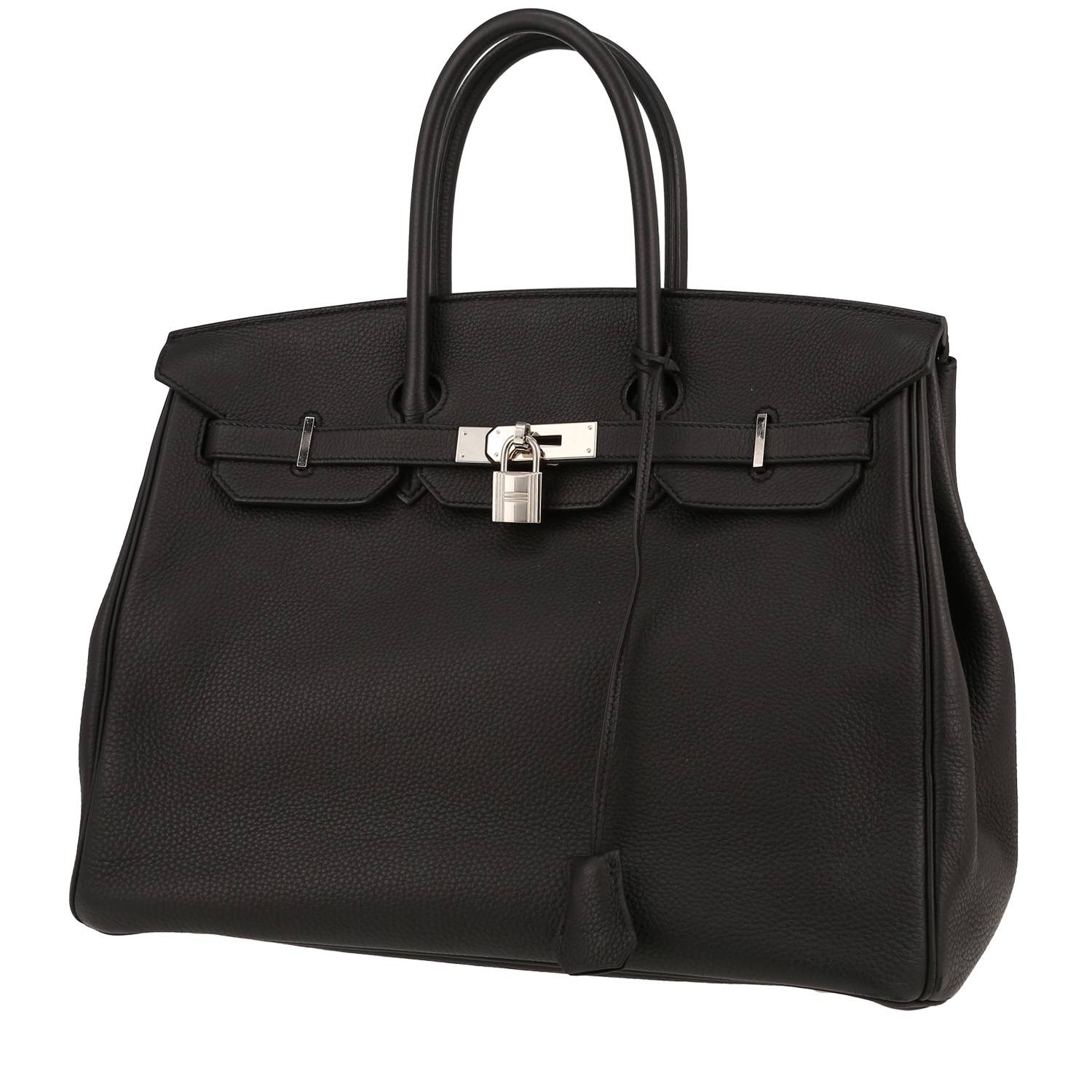 Borsa Hermès  Birkin 35 cm in pelle togo nera