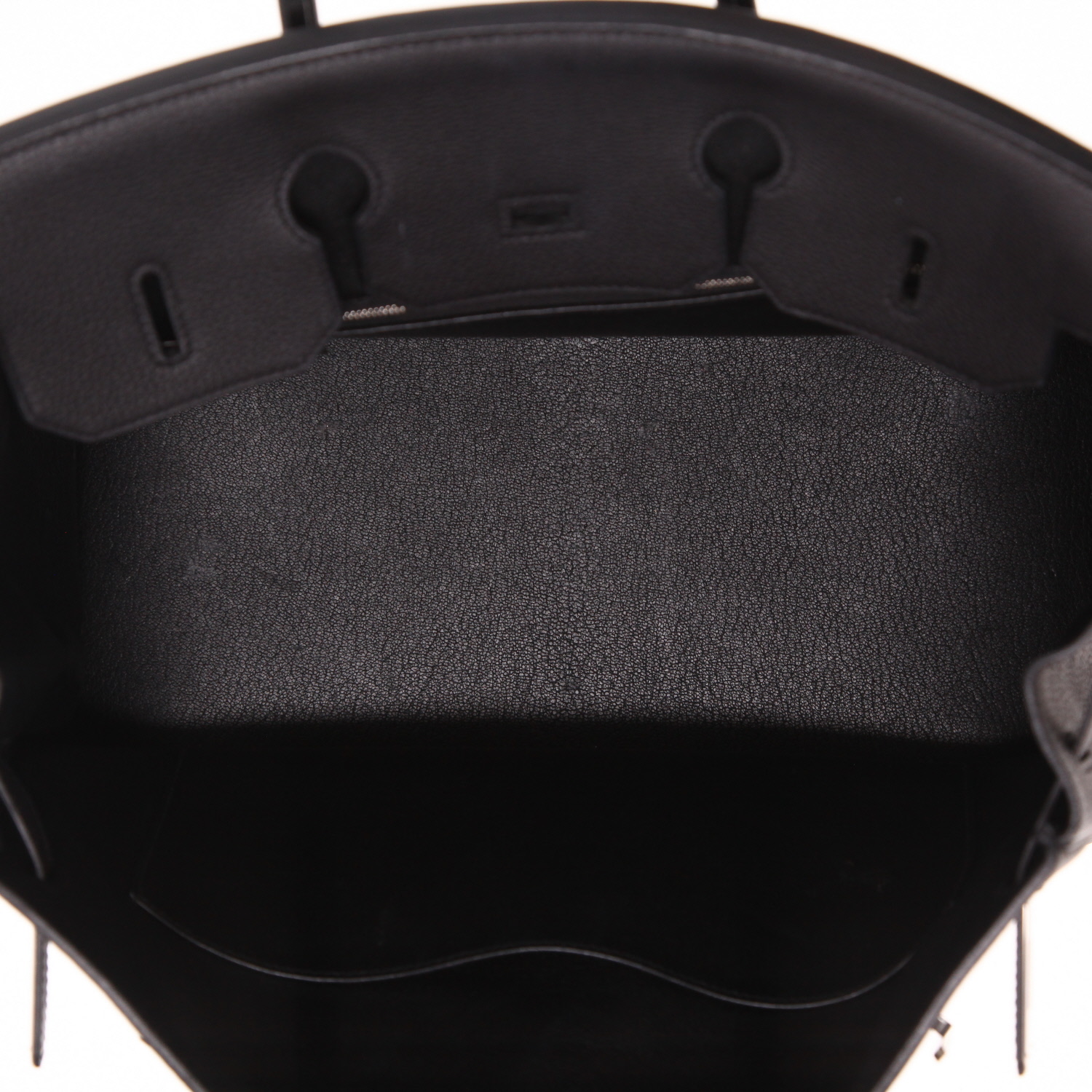 Bolso de mano Hermès  Birkin 35 cm en cuero togo negro - Detail D3