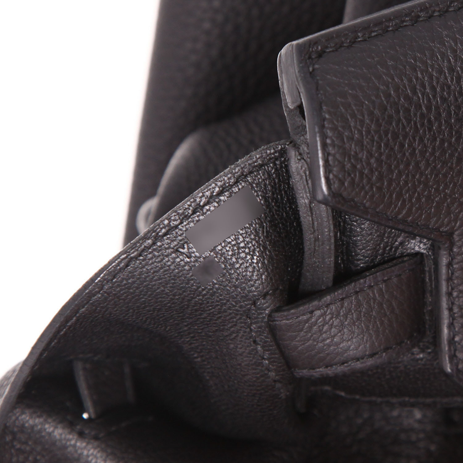 Borsa Hermès  Birkin 35 cm in pelle togo nera - Detail D4