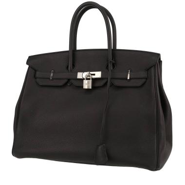 Hermès  Birkin 35 cm handbag  in black togo leather