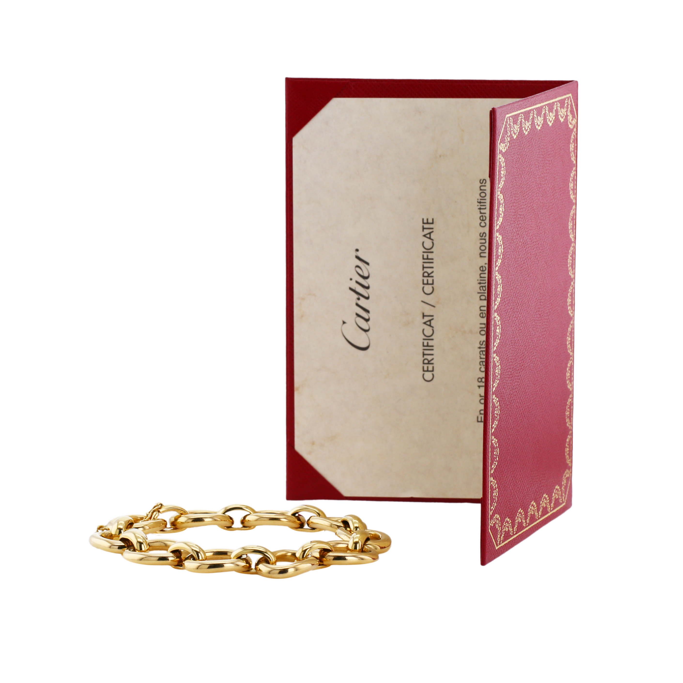 Cartier Baignoire bracelet in yellow gold - Detail D2