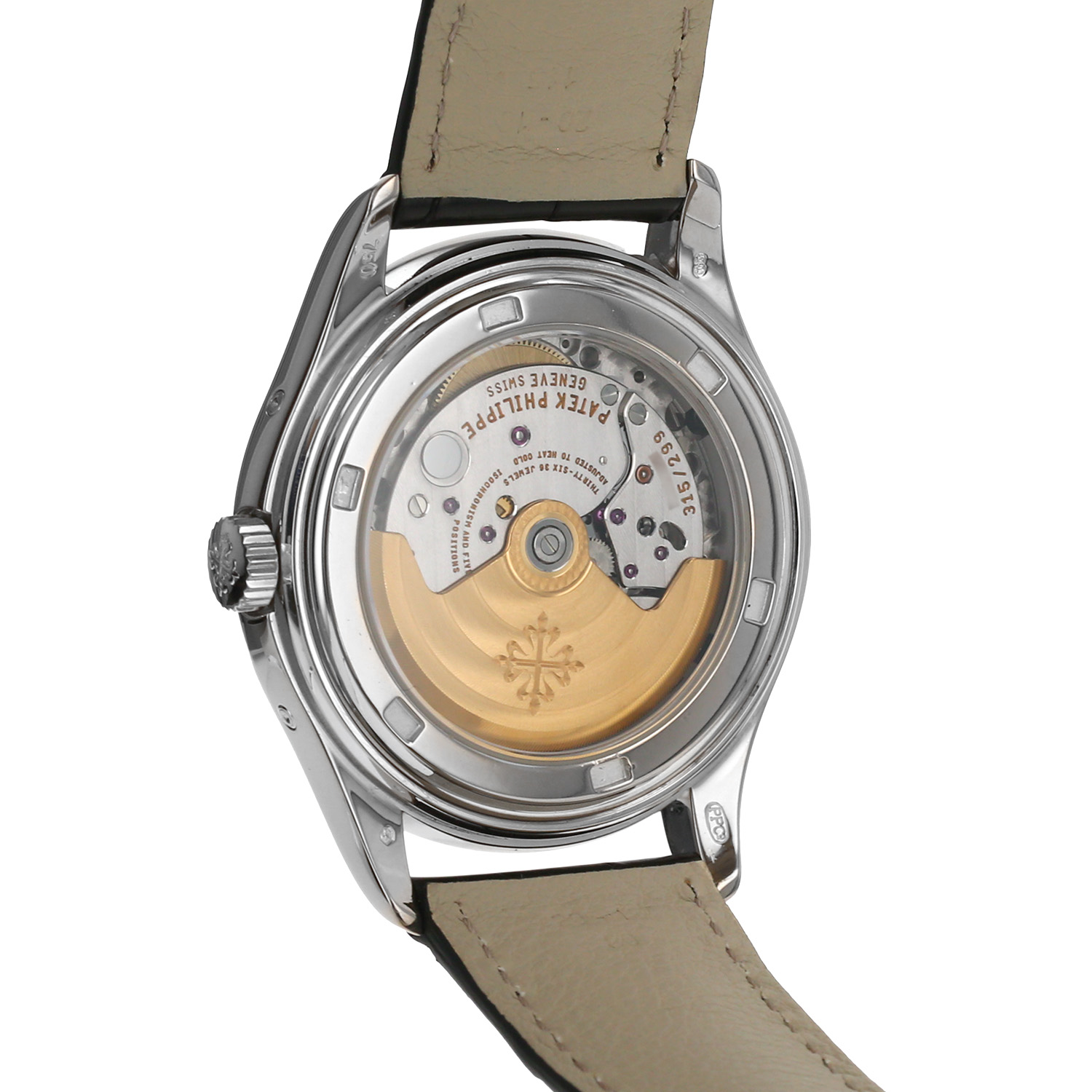 Montre Patek Philippe Annual Calendar en or blanc Ref: Patek Philippe - 5146  Vers 2007 - Detail D3