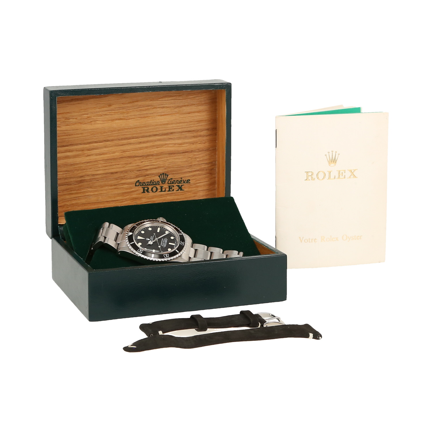 Montre Rolex Submariner en acier Ref: Rolex - 5512  Vers 1968