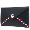 Chanel   pouch  in navy blue leather - 00pp thumbnail