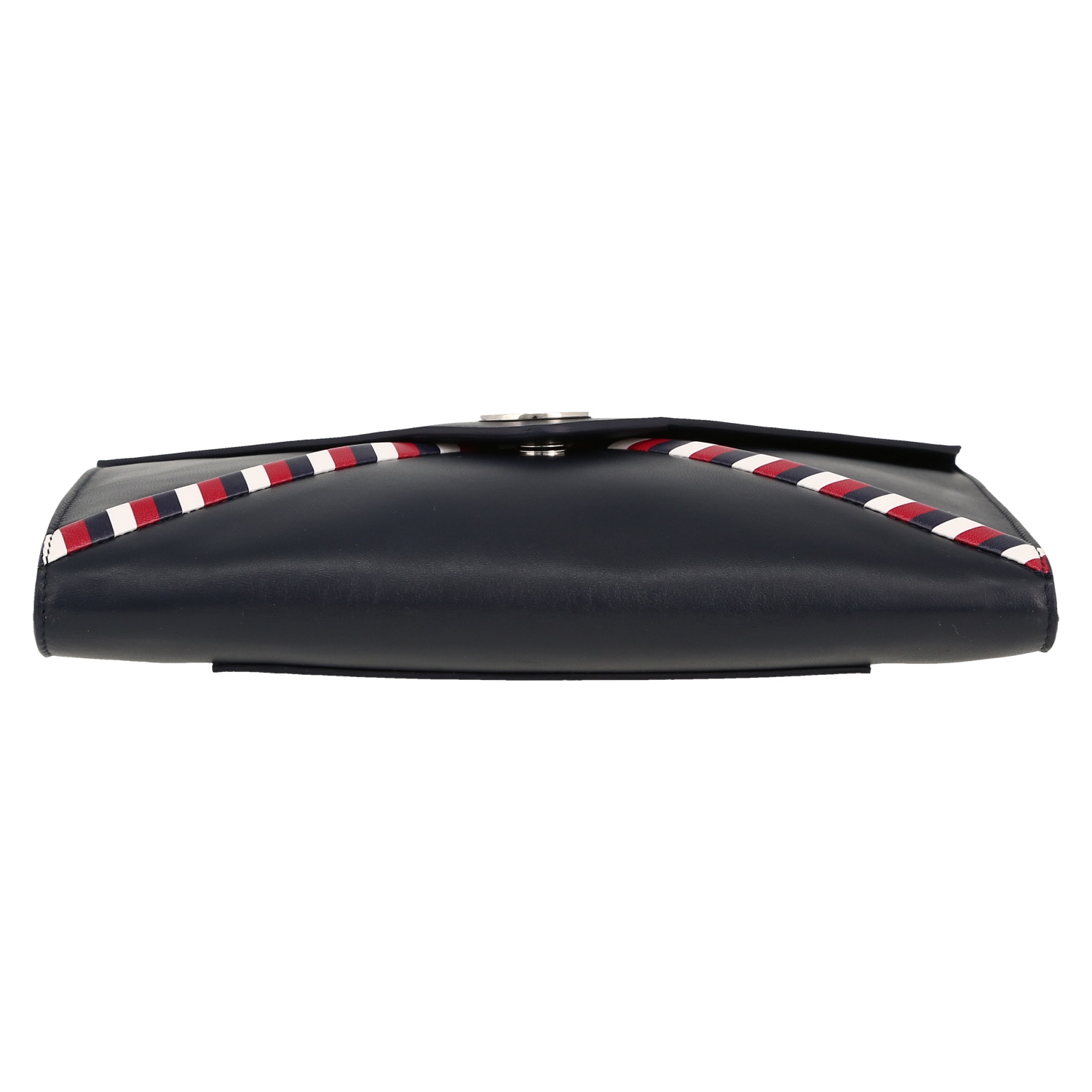 Bolsito de mano Chanel   en cuero azul marino - Detail D1