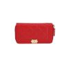 Chanel  Boy Wallet wallet  in red quilted leather - 360 thumbnail
