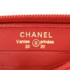 Portafogli Chanel  Boy Wallet in pelle trapuntata rossa - Detail D2 thumbnail