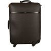 Saint Laurent   rigid suitcase  monogram canvas  and black leather - Detail D1 thumbnail