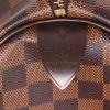 Louis Vuitton  Speedy 30 handbag  in ebene damier canvas  and brown leather - Detail D2 thumbnail