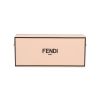 Bolso de mano Fendi  Horizontal Box en cuero rosa y negro - 360 thumbnail