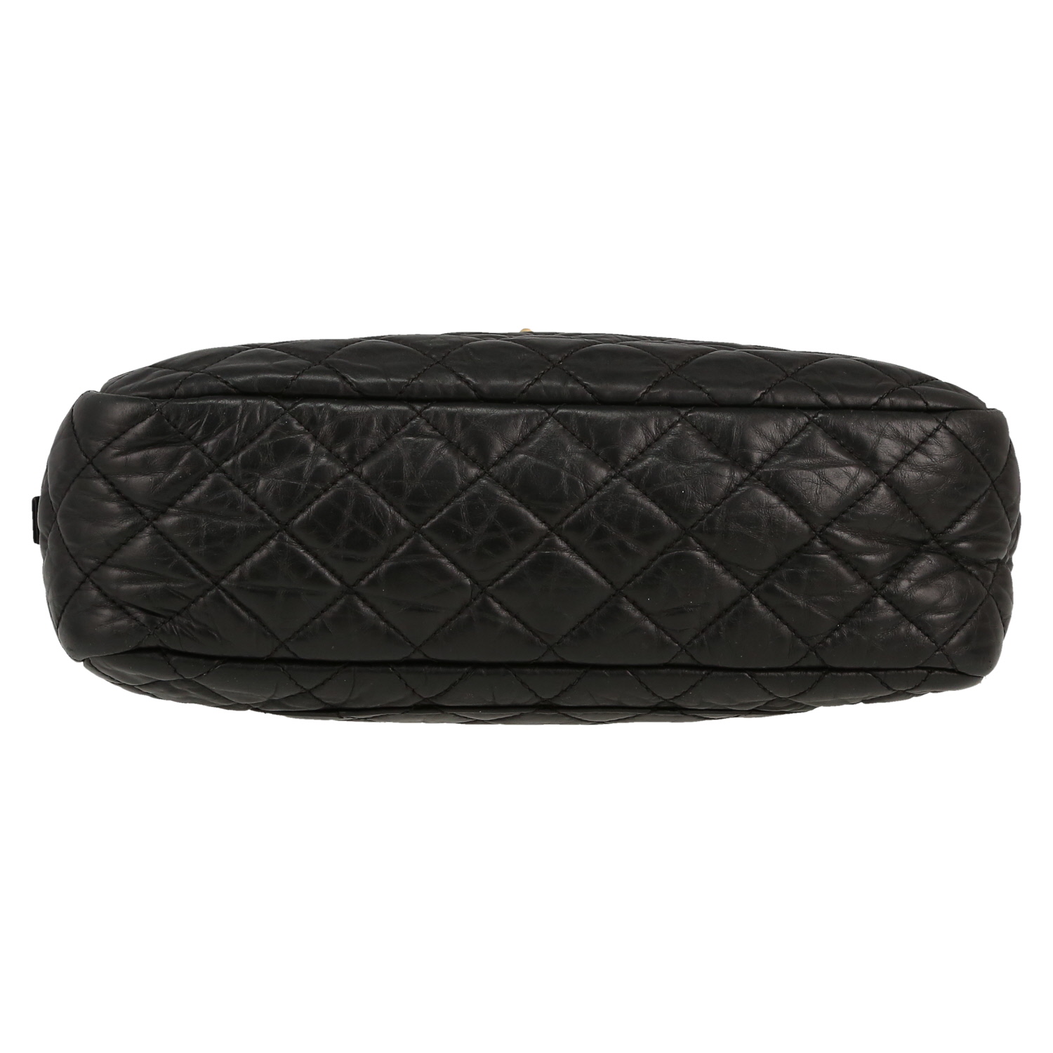 Borsa Chanel  Camera in pelle trapuntata nera - Detail D1