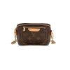 Borsa a spalla Louis Vuitton  Bumbag in tela monogram marrone e pelle naturale - 360 thumbnail