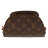 Borsa a spalla Louis Vuitton  Bumbag in tela monogram marrone e pelle naturale - Detail D1 thumbnail