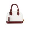 Louis Vuitton  Alma BB handbag  in white epi leather  and burgundy leather - 360 thumbnail