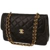 Chanel  Vintage handbag  in black quilted leather - 00pp thumbnail