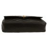 Chanel  Vintage handbag  in black quilted leather - Detail D1 thumbnail