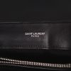Sac bandoulière Saint Laurent  Loulou petit modèle  en cuir matelassé chevrons noir - Detail D2 thumbnail