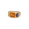 Chanel Baroque small model ring in yellow gold, colored stones and diamonds - 00pp thumbnail