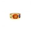 Chanel Baroque small model ring in yellow gold, colored stones and diamonds - 360 thumbnail