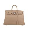 Hermès  Birkin 40 cm handbag  in tourterelle grey togo leather - 360 thumbnail