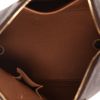 Bolso de mano Louis Vuitton  Alma modelo mediano  en lona Monogram marrón y cuero natural - Detail D3 thumbnail
