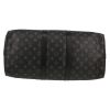 Bolsa de viaje Louis Vuitton  Keepall 45 en lona Monogram negra y cuero negro - Detail D4 thumbnail
