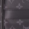 Bolsa de viaje Louis Vuitton  Keepall 45 en lona Monogram negra y cuero negro - Detail D6 thumbnail