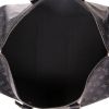 Bolsa de viaje Louis Vuitton  Keepall 45 en lona Monogram negra y cuero negro - Detail D7 thumbnail