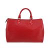 Louis Vuitton  Speedy 35 handbag  in red epi leather - 360 thumbnail