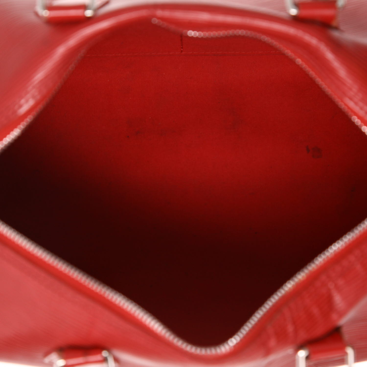 Louis Vuitton  Speedy 35 handbag  in red epi leather - Detail D3