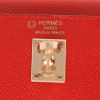 Hermès  Kelly 25 cm handbag  in Rouge de Coeur and red H epsom leather - Detail D2 thumbnail