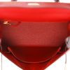 Hermès  Kelly 25 cm handbag  in Rouge de Coeur and red H epsom leather - Detail D3 thumbnail