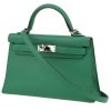 Bolso bandolera Hermès  Kelly 20 cm en cuero epsom verde - 00pp thumbnail