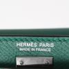 Hermès  Kelly 20 cm shoulder bag  in green epsom leather - Detail D2 thumbnail