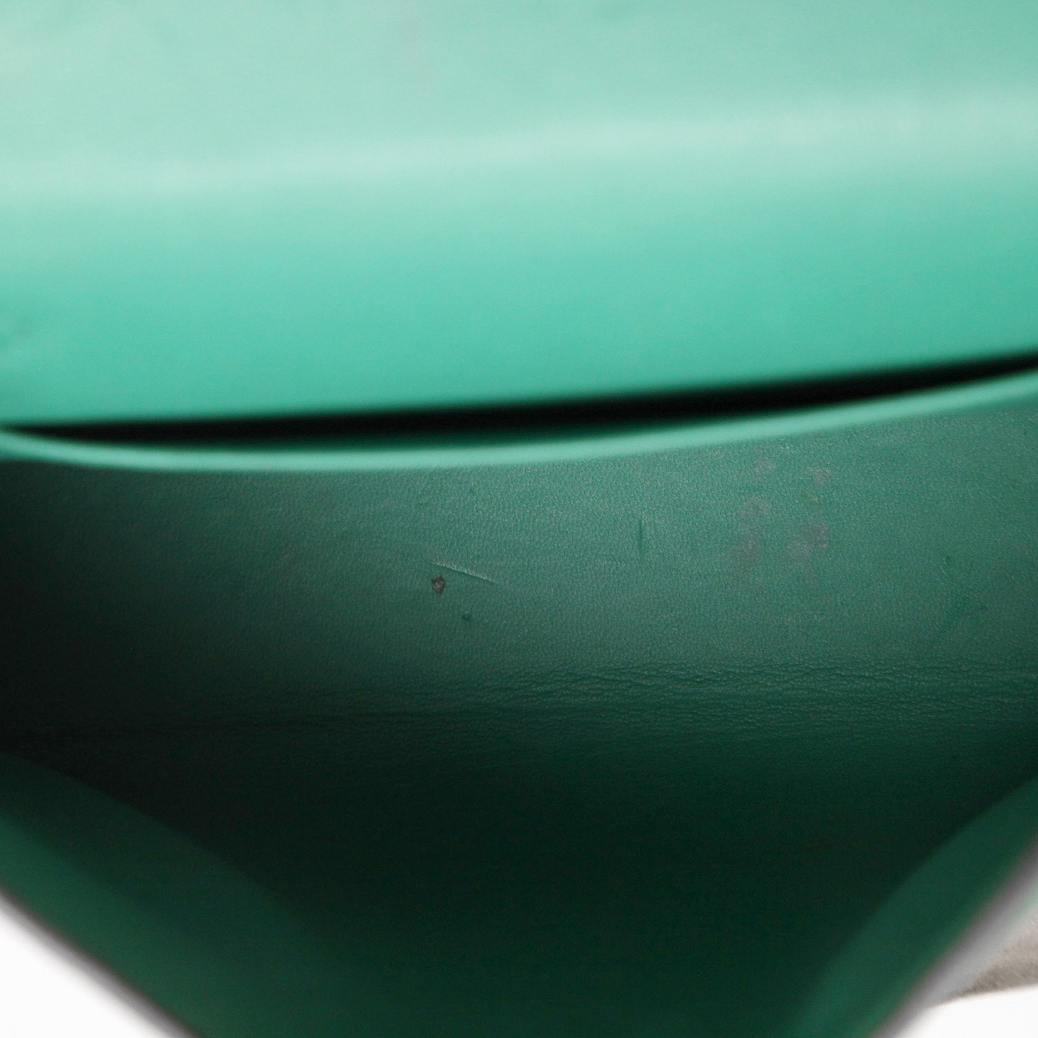 Borsa a tracolla Hermès  Kelly 20 cm in pelle Epsom verde - Detail D3